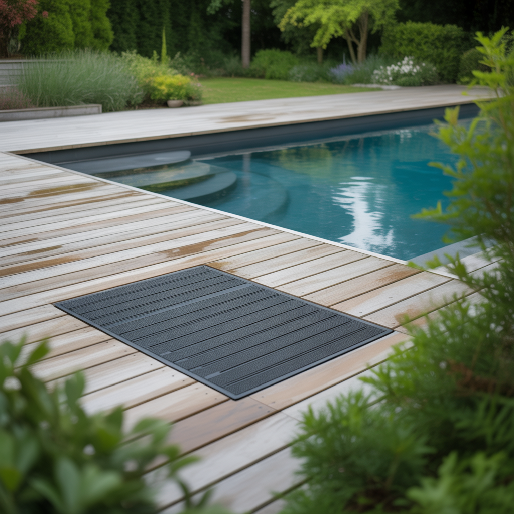 3.Pooldack med halkskydd sakerhet for hela familjen