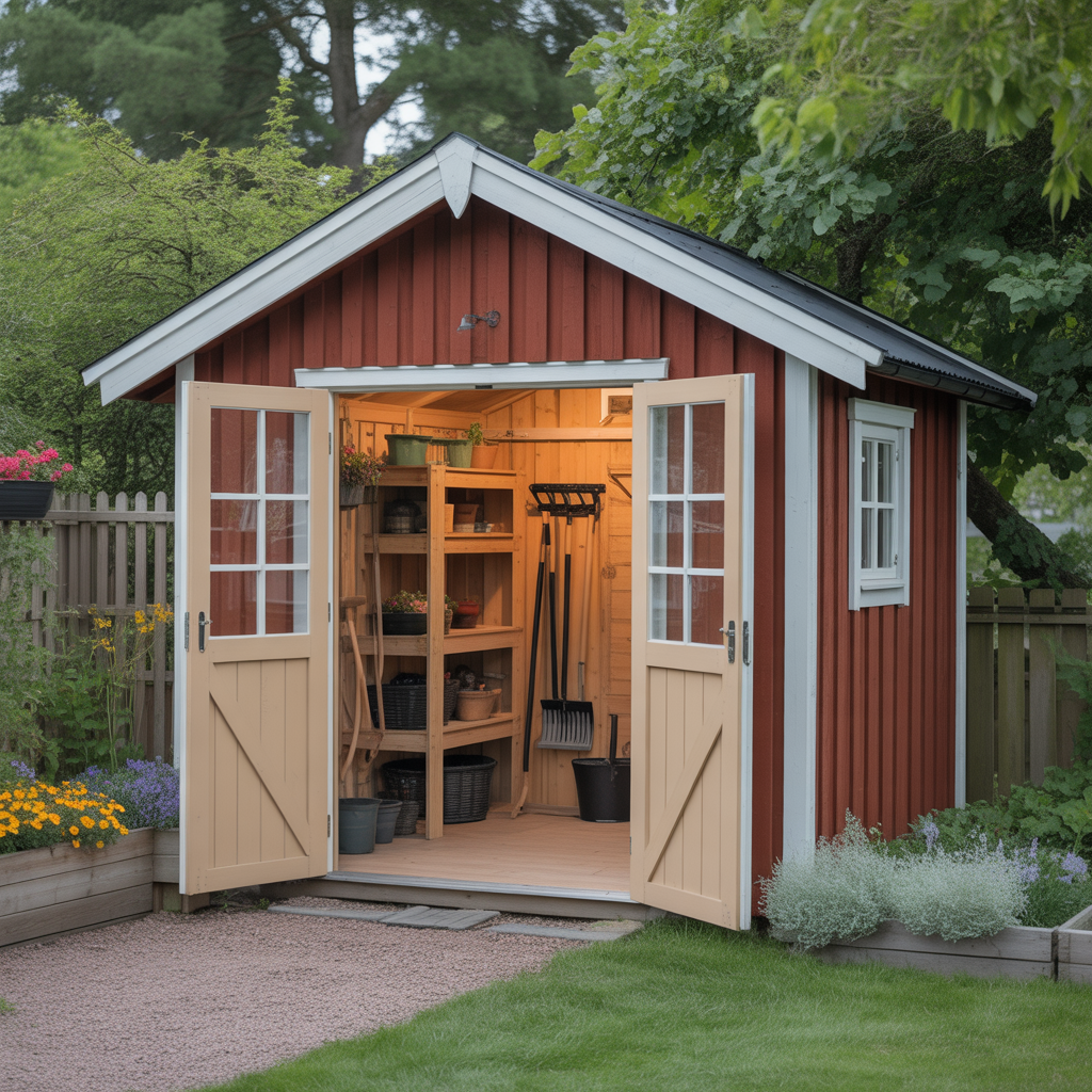 6.Bygg ett praktiskt och vackert forrad for din tradgard