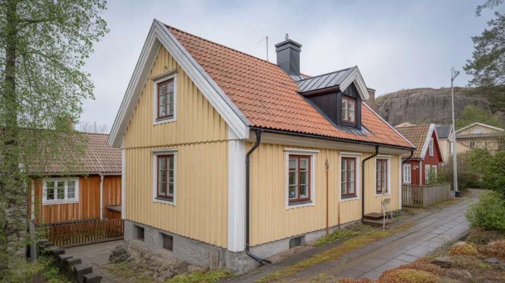 takrenovering med pl tarbeten och byte av vindskivor i biskopsg rden hisingen